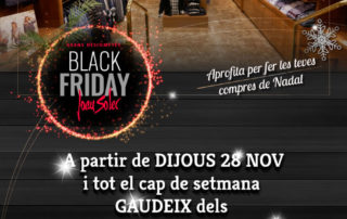 Comença el BLACK FRIDAY a JOAN SOLER