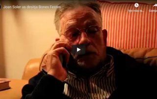 Joan Soler us desitja Bones Festes